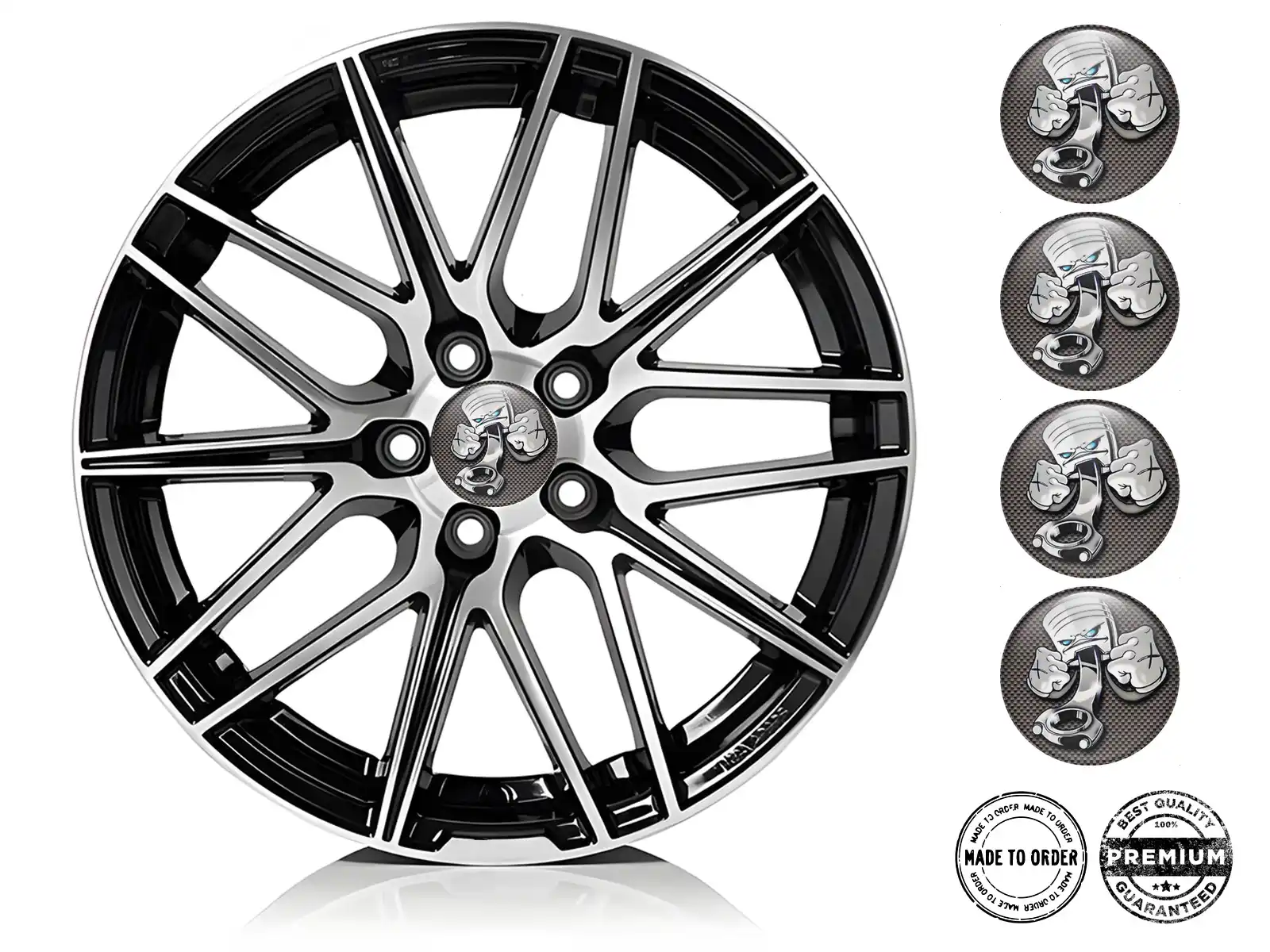 Wheel stickers Custom Quality Superior Badges for Cars